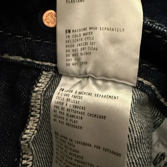 NWT Miss me Women’s Mid-rise Dk blue Boot Cut Slim Fit Jeans 30x32 $114 - Picture 8 of 15